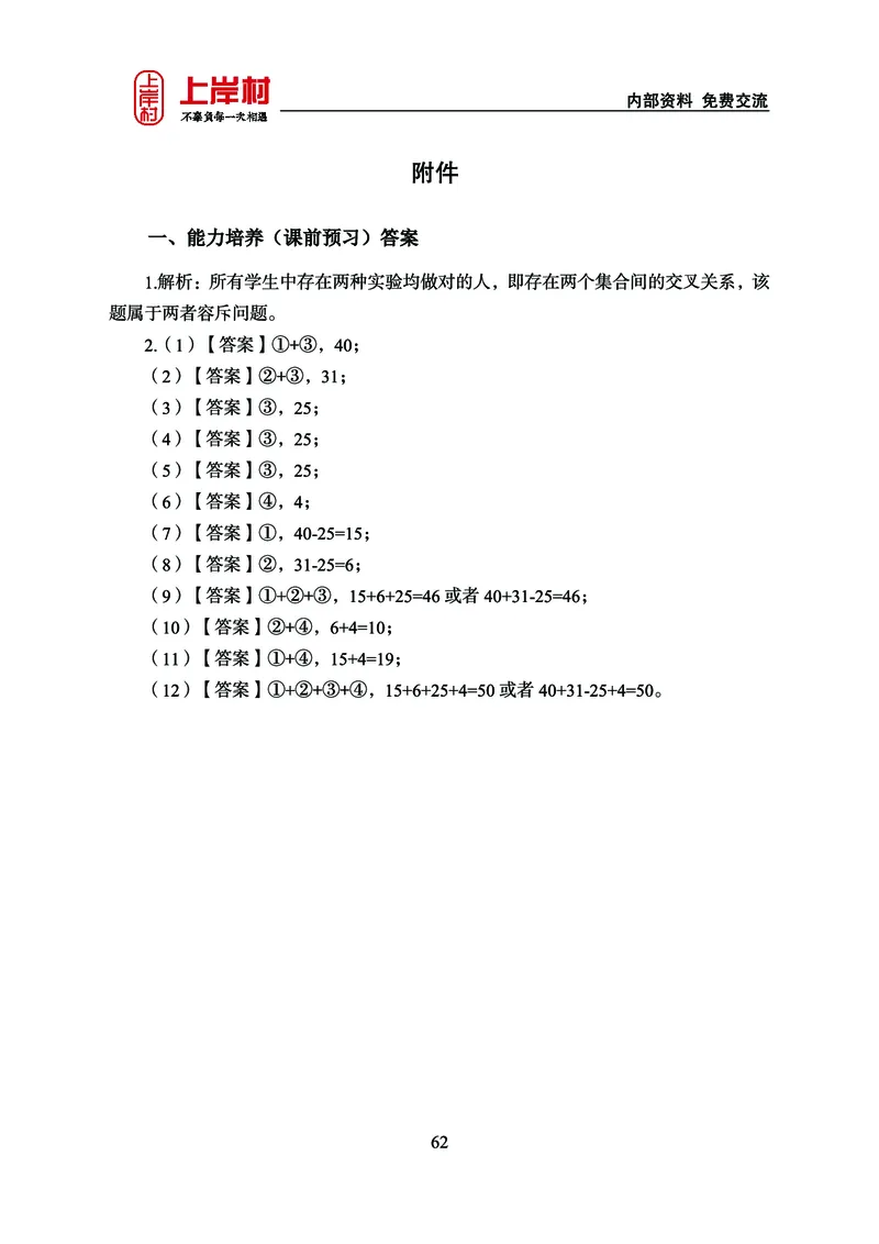 《上岸村&middot;一卡通》数量（王炎）_2026考公资料_（28）上岸村合集（司马、章晓铭、王永恒、天晓、忠政、丁旭等）_2026年上岸村国省考行测申论一卡通_讲义