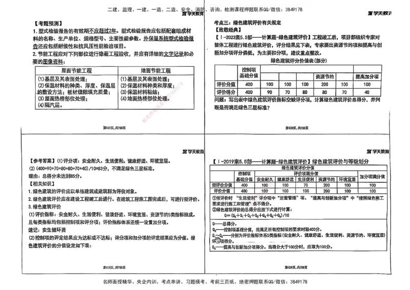 2025年一级建造师集训讲义（建筑）_2026年一级建造师_2026年一建建筑_2025年一建建筑SVIP_04-冲刺串讲✿考点强化✿小灶集训_62-建筑《考前集训班》魏国安XT_--配套讲义--