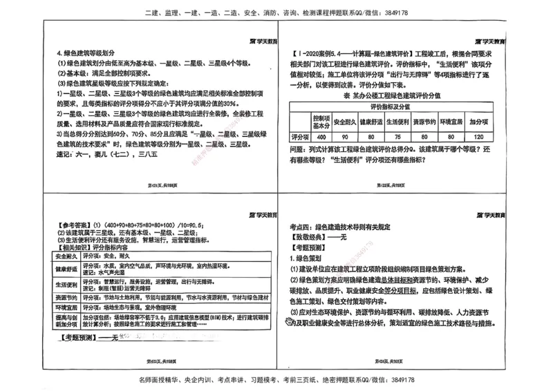 2025年一级建造师集训讲义（建筑）_2026年一级建造师_2026年一建建筑_2025年一建建筑SVIP_04-冲刺串讲✿考点强化✿小灶集训_62-建筑《考前集训班》魏国安XT_--配套讲义--
