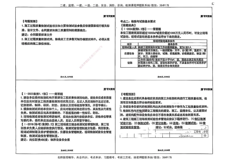 2025年一级建造师集训讲义（建筑）_2026年一级建造师_2026年一建建筑_2025年一建建筑SVIP_04-冲刺串讲✿考点强化✿小灶集训_62-建筑《考前集训班》魏国安XT_--配套讲义--