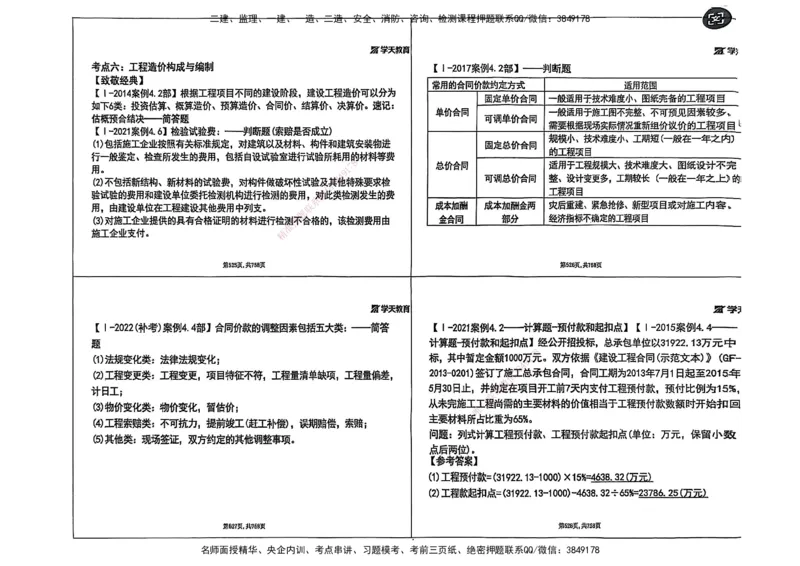 2025年一级建造师集训讲义（建筑）_2026年一级建造师_2026年一建建筑_2025年一建建筑SVIP_04-冲刺串讲✿考点强化✿小灶集训_62-建筑《考前集训班》魏国安XT_--配套讲义--