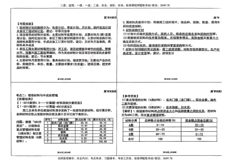 2025年一级建造师集训讲义（建筑）_2026年一级建造师_2026年一建建筑_2025年一建建筑SVIP_04-冲刺串讲✿考点强化✿小灶集训_62-建筑《考前集训班》魏国安XT_--配套讲义--