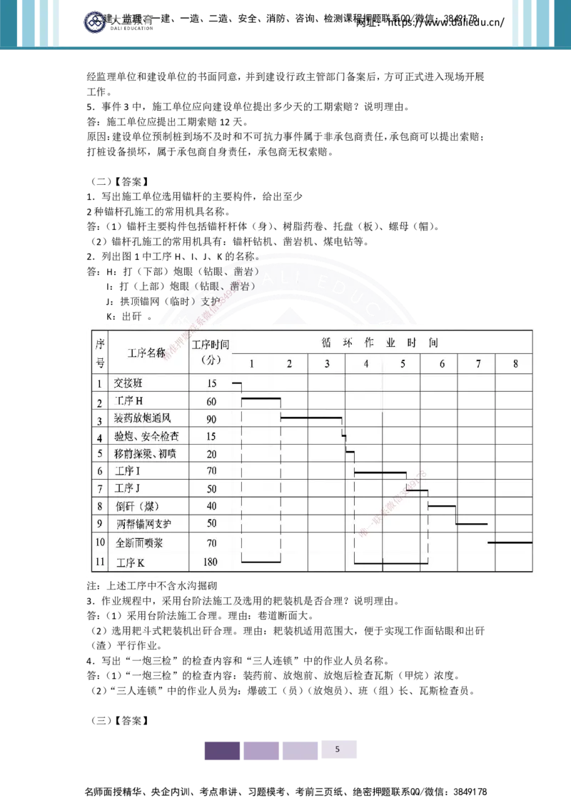 2025年矿业实务习题（一）答案_2026年一级建造师_2026年一建矿业_2025年一建矿业SVIP_04-冲刺串讲✿考点强化✿小灶集训_29-矿业《冲刺串讲班》赵景满DL_课程讲义