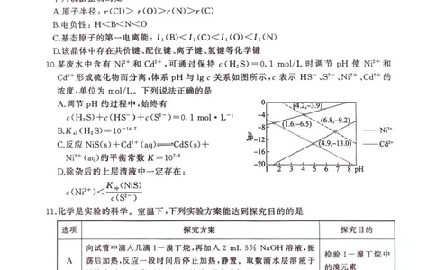 2025届百师联盟高三下学期二轮复习联考（三）化学试题（含答案）_2025年5月_2505152025届百师联盟高三下学期二轮复习联考（三）