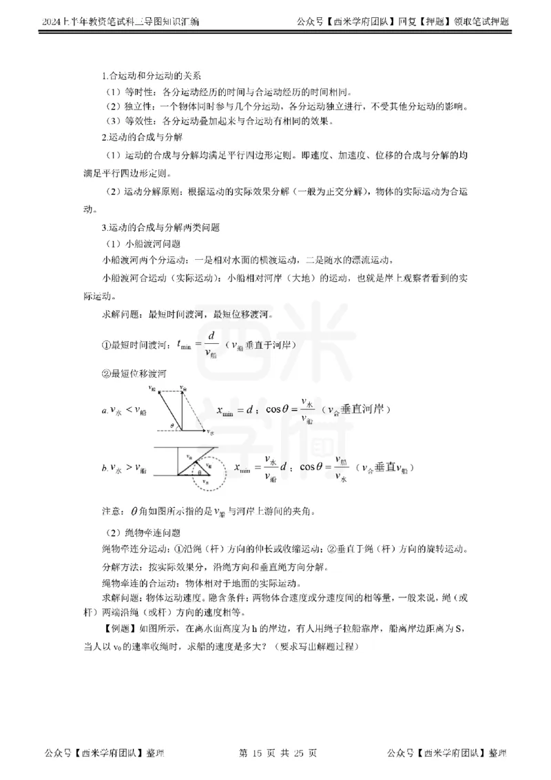 高中物理_4-教培资料-26年最新资料-同步更新_初中高中教资_03科三专项（进去保存报考的学科即可）_01科目三FB网课、三色速记手册、知识点导图等推荐_高中
