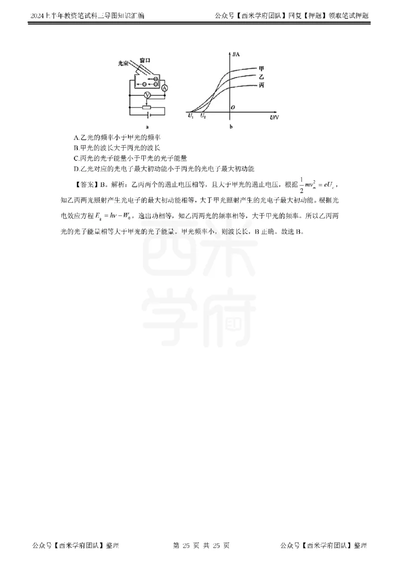 高中物理_4-教培资料-26年最新资料-同步更新_初中高中教资_03科三专项（进去保存报考的学科即可）_01科目三FB网课、三色速记手册、知识点导图等推荐_高中