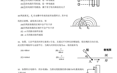 2011年高考物理试卷（上海）（解析卷）_物理历年高考真题_新&middot;PDF版2008-2025&middot;高考物理真题_物理（按省份分类）2008-2025_2008-2025&middot;（上海）物理高考真题