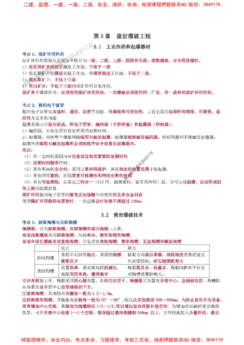2025年一级建造师《矿业工程管理与实务》猛龙过江系列口袋书_2026年一级建造师_2026年一建矿业_2025年一建矿业SVIP_01-精华文档✿电子教材✿历年真题