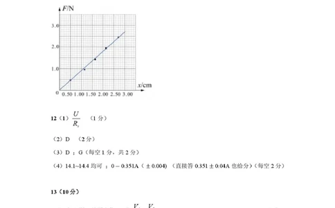 2026届江西南昌高三9月第一次调研物理答案_2025年9月_250917江西省南昌市零模2026届高三上学期九月测试（全科）_江西省南昌市零模2026届高三上学期九月测试物理