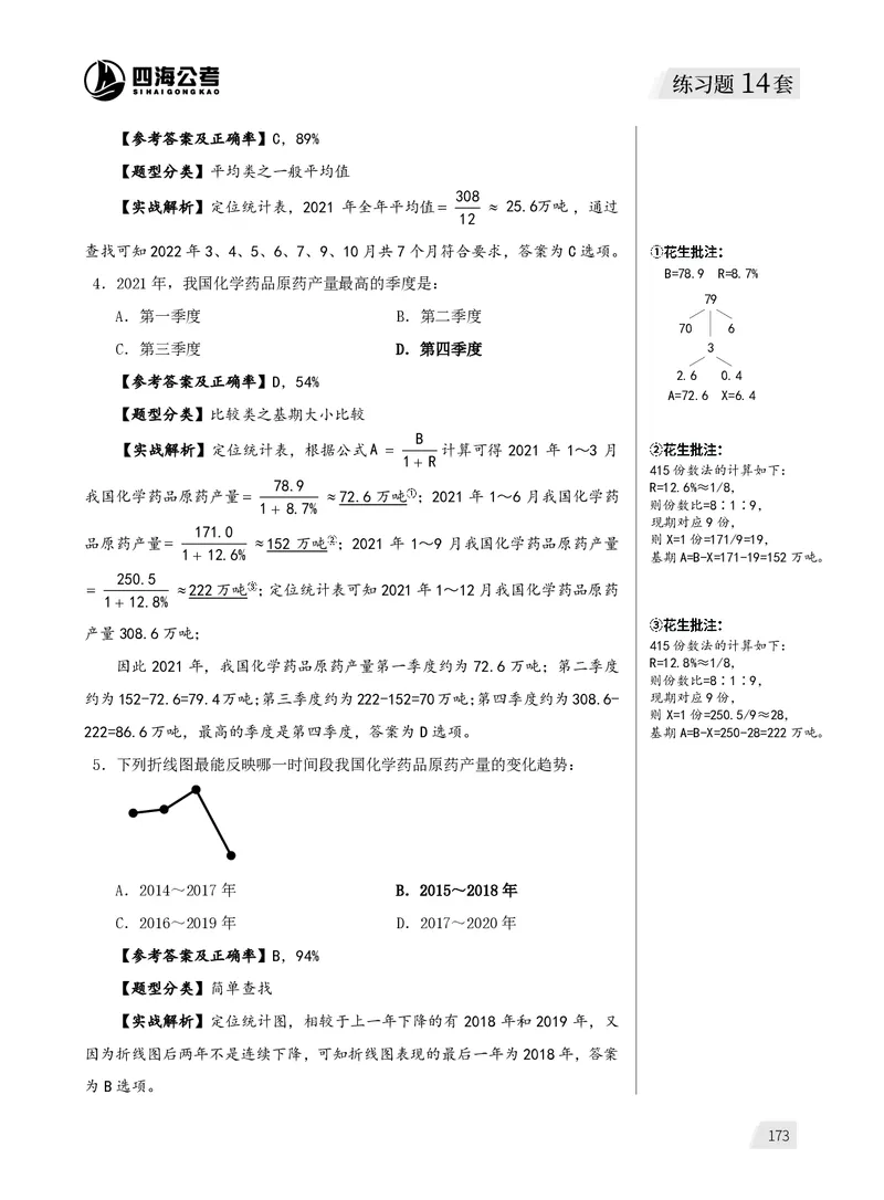 资料分析练习2_2026考公资料_（01）花生十三_01系统班（2026版）花生十三旗舰班（行测+申论）_资料分析_刷题2026资料分析600题_讲义