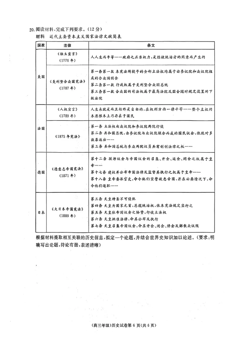 历史_2025年4月_250419江西省赣州市十八县（市、区）二十五校2025届高三下学期期中联考（江西4月质检）（全科）