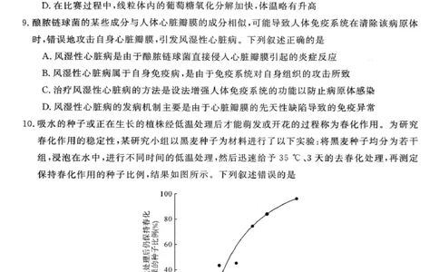 2025届河南省部分重点高中新未来4月大联考模拟预测生物试题_2025年4月_2504122025届河南省金科新未来联考高三下学期4月模拟预测（全科）