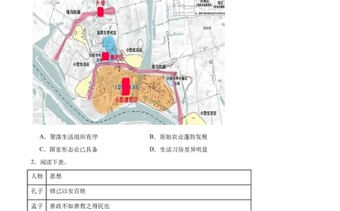 云南省玉溪第一中学2026届高三上学期适应性测试（四）历史Word版含答案_2025年9月_250924云南省玉溪第一中学2026届高三上学期适应性测试（四）（全科）