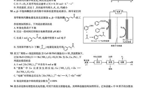 东北三省精准教学联盟2024-2025学年高三下学期3月联考化学试卷+答案_2025年3月_250304东北三省精准教学联考2025届高三3月联考
