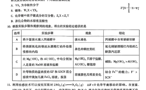 化学+2025云南新高考自主命题冲刺金卷及答案_2025年5月_2505202025年云南省新高考自主命题冲刺金卷（全科）