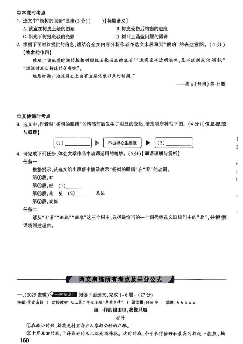 2026辽宁万唯试题研究（语文-1精讲本）_26《万唯中考试题研究》辽宁_2026《辽宁万唯试题研究》语文