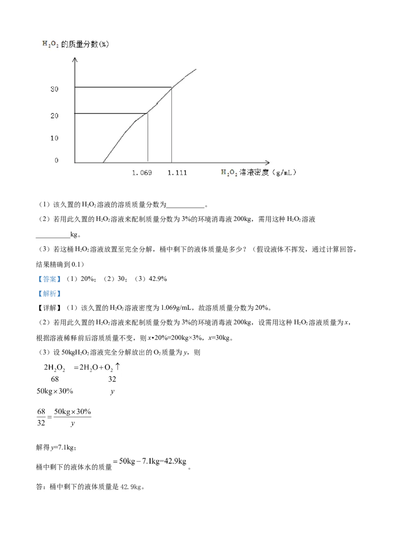 精品解析：四川省内江市2020年中考化学试题（解析版）_中考真题_5.化学中考真题2015-2024年_2020中考化学真题（113份）_2020年中考真题精品解析化学（四川内江卷）精编word版