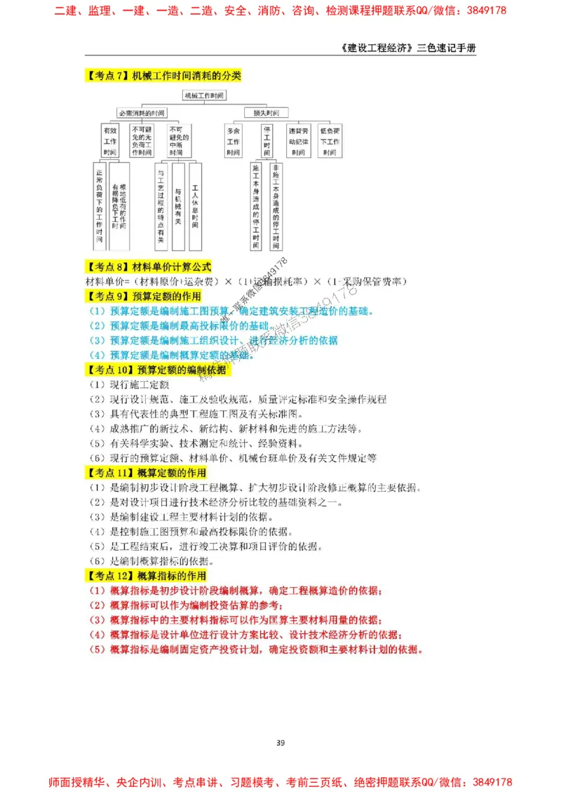 2025年一级建造师《建设工程经济》三色速记手册_2026年一级建造师_2026年一建经济_2025年一建经济SVIP_01-精华文档✿电子教材✿历年真题_27-经济《三色速记手册》SMR推荐