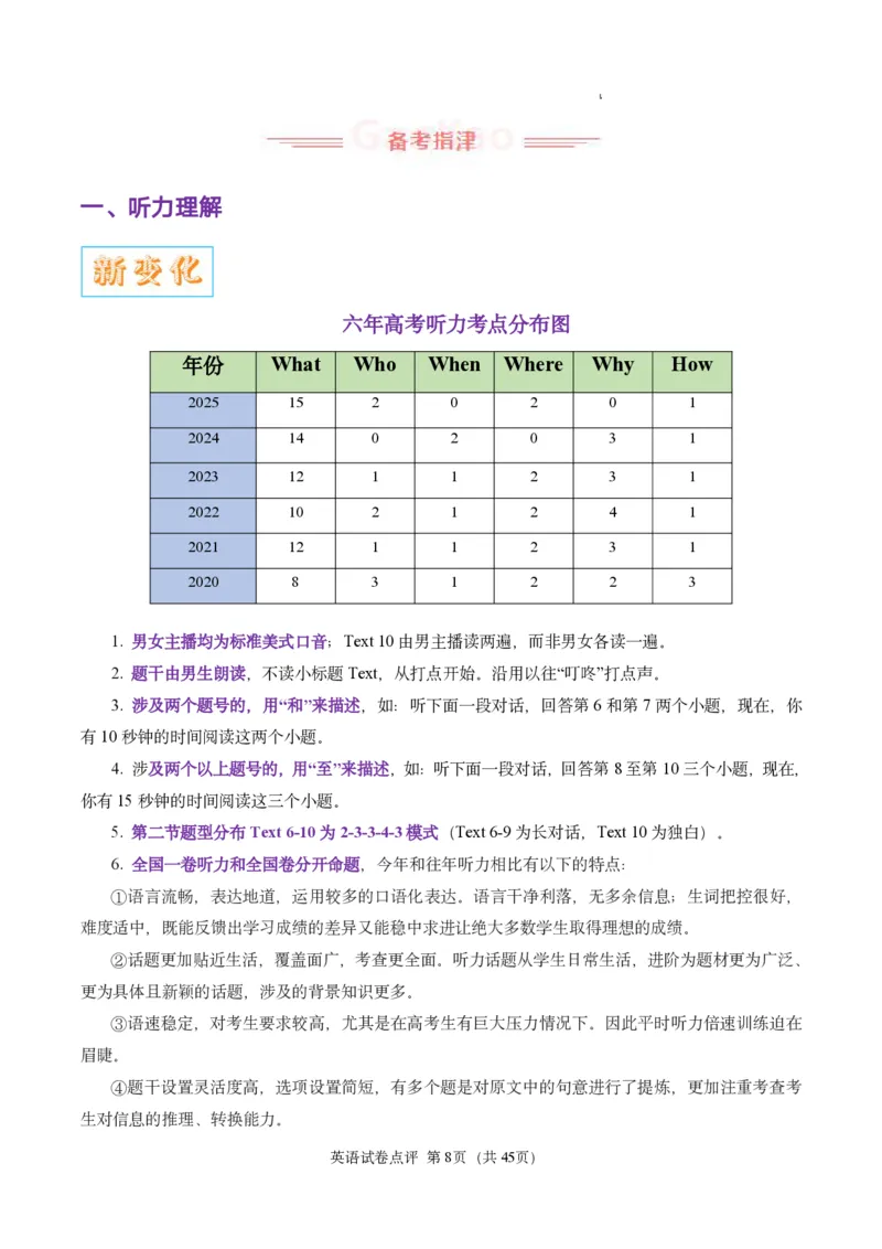 英语试卷点评｜2025年6月高考全国Ⅰ卷_1.高考2025全国各省真题+答案_3.高考英语试题及答案_2025年高考新高考全国Ⅰ卷英语试题(含听力音频、听力原文和答案)