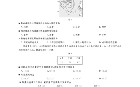 东北三省精准教学联盟2026届高三10月联考强化卷地理+答案_2025年10月_12026年试卷教辅资源等多个文件_251031东北三省精准教学联盟2026届高三10月联考强化卷