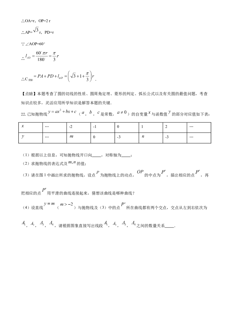 精品解析：江西省2020年中考数学试题（解析版）_中考真题_2.数学中考真题2015-2024年_2020全国多省多地中考数学真题126份_2020年中考真题精品解析数学（江西卷）精编word版