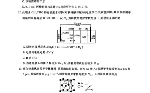 2025届河南省青桐鸣5月全真模拟卷&middot;高考考前适应性考试-化学试题（含答案）_2025年5月_2505292025届河南省青桐鸣5月全真模拟卷&middot;高考考前适应性考试（全科）
