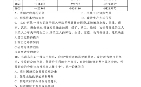 历史_2025年4月_250419河北省石家庄市第一中学2025届高考第二次模拟考试（全科）