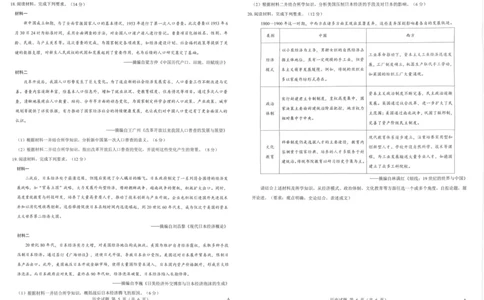 2025年太原市高三年级模拟考试（三）历史_2025年5月_250517山西省三重教育2025届高三5月押题考试（太原三模）(全科)