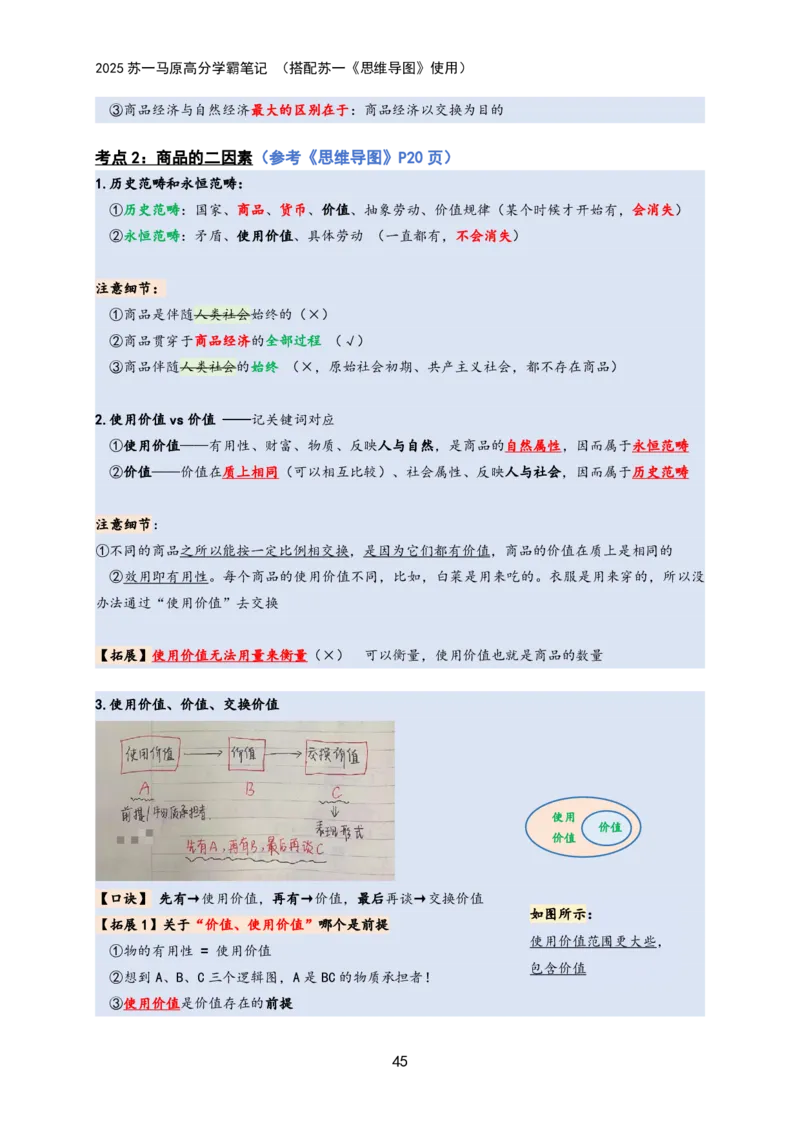 马原高分学霸笔记：按照考点_2026考公资料_（49）政治理论合集_政治理论合集_2025考研政治_05.苏一_02.强化阶段_00.讲义汇总