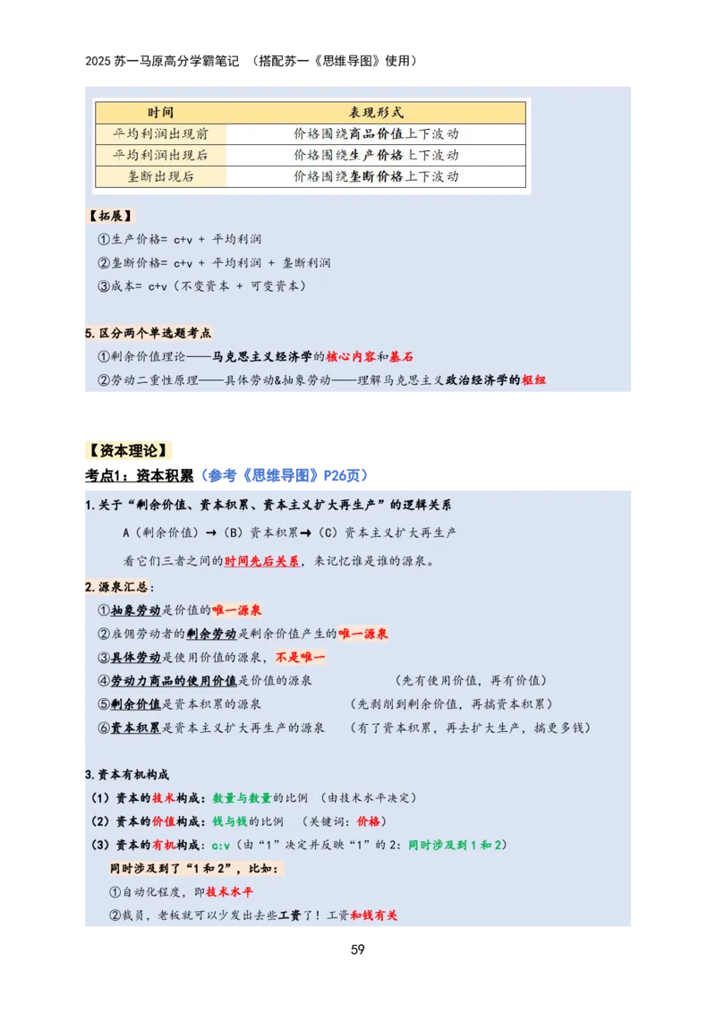 马原高分学霸笔记：按照考点_2026考公资料_（49）政治理论合集_政治理论合集_2025考研政治_05.苏一_02.强化阶段_00.讲义汇总