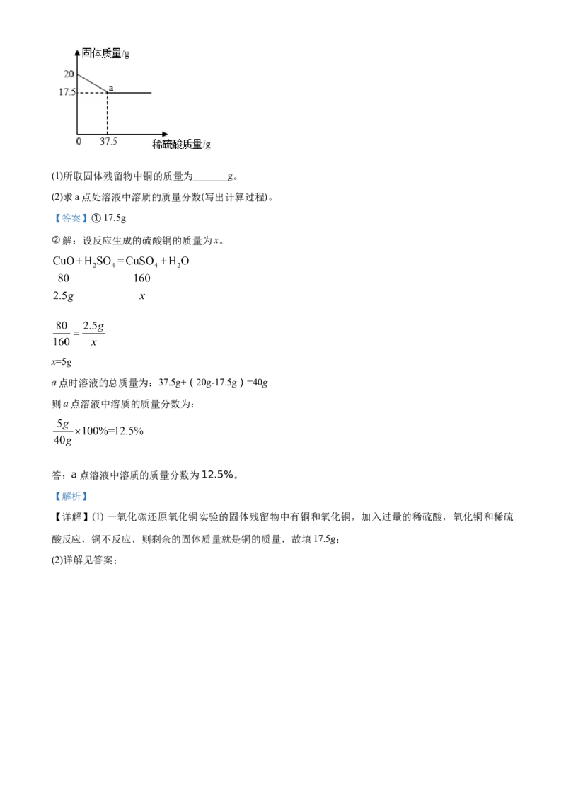 精品解析：湖北省黄石市2021年中考化学试题（解析版）_中考真题_5.化学中考真题2015-2024年_地区卷_湖北省_湖北黄石化学12-22