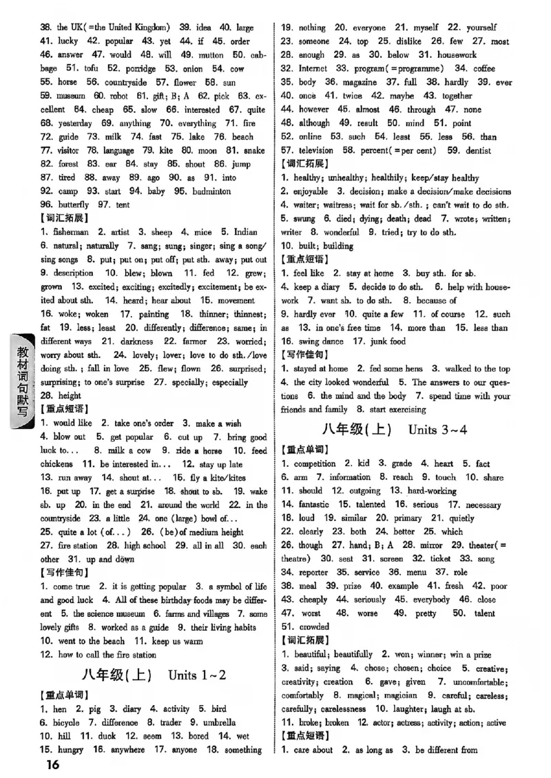 2026辽宁万唯试题研究（英语-5参考答案）_26《万唯中考试题研究》辽宁_2026《辽宁万唯试题研究》英语