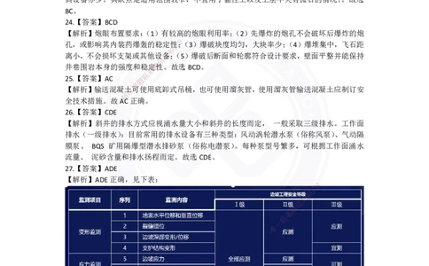 2025年矿业实务习题（四）答案_2026年一级建造师_2026年一建矿业_2025年一建矿业SVIP_04-冲刺串讲✿考点强化✿小灶集训_29-矿业《冲刺串讲班》赵景满DL_课程讲义
