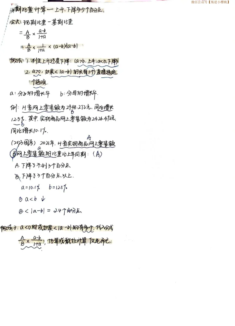 高照资料分析干货笔记_2026考公资料_（06）高照_高照资料笔记合集_高照丨24资料分析笔记（含速算）