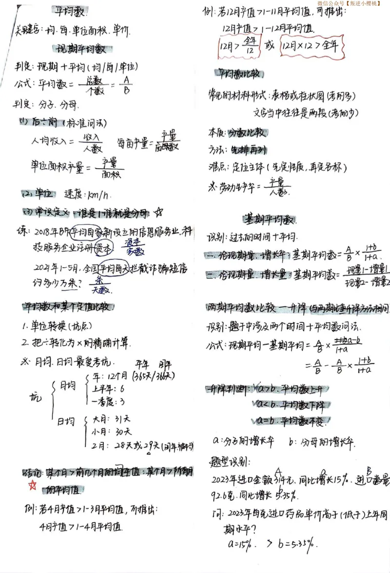 高照资料分析干货笔记_2026考公资料_（06）高照_高照资料笔记合集_高照丨24资料分析笔记（含速算）