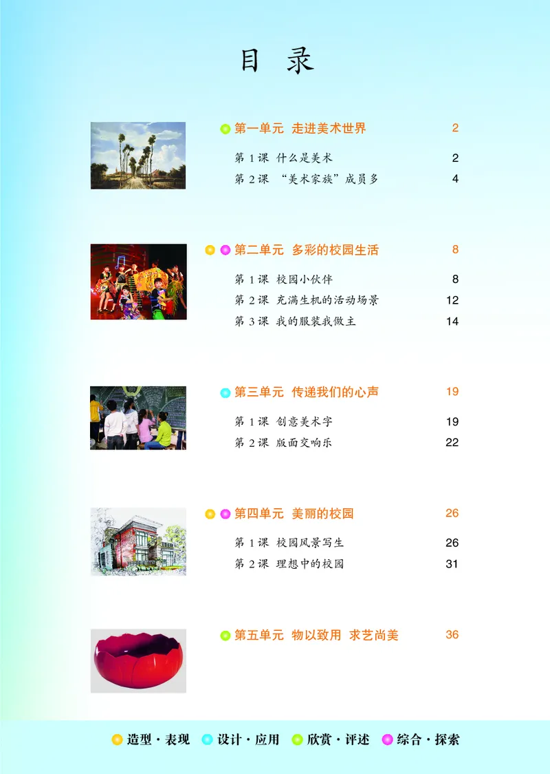 鲁教版6年级美术上册高清教材_4-教培资料-26年最新资料-同步更新_初中高中教资_03科三专项（进去保存报考的学科即可）_02科三专项（笔记真题思维导图教学设计版本二）