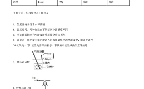 精品解析：山东省威海市2020年中考化学试题（原卷版）_中考真题_5.化学中考真题2015-2024年_2020中考化学真题（113份）_2020年中考真题精品解析化学（山东威海卷）精编word版