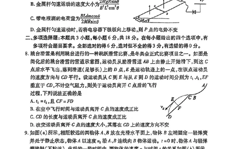 2025年河南省五市高三第二次联考-物理试卷_2025年4月_250425河南五市二联2025年河南省五市高三第二次联考
