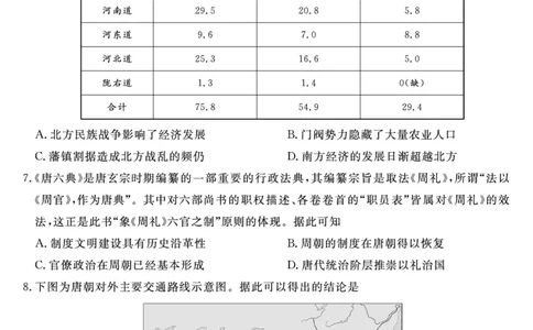 2026届高三华师联盟10月质量检测考试+历史_2025年10月_2510182026届高三华师联盟10月质量检测考试（全科）