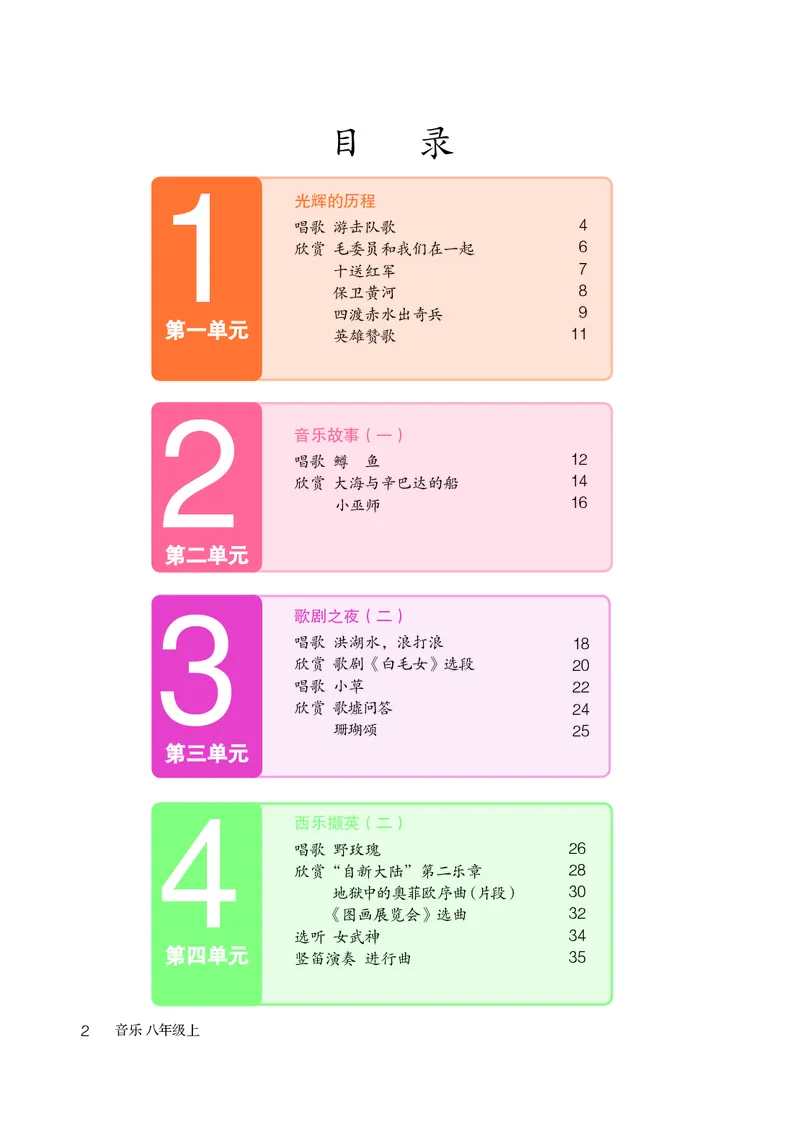 鲁教版8年级音乐上册高清教材_4-教培资料-26年最新资料-同步更新_初中高中教资_03科三专项（进去保存报考的学科即可）_02科三专项（笔记真题思维导图教学设计版本二）