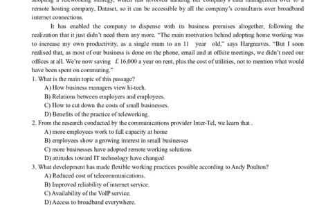 2009年12月英语六级真题及答案_英语四六级整合_英语四六级真题版本二此版为主此文件夹会持续更新_六级真题_1.六级真题+答案解析+听力音频_2009年12月CET6