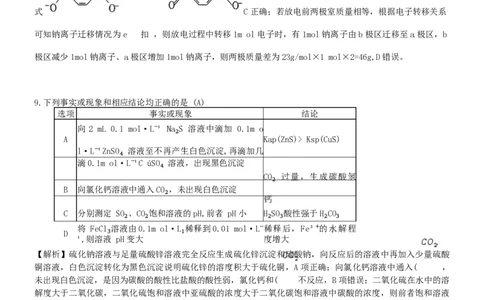 湖南省长沙市一中2025届高三月考化学试卷(七)解析版_2025年3月_250323湖南省长沙市第一中学2024-2025学年高三下学期月考（七）