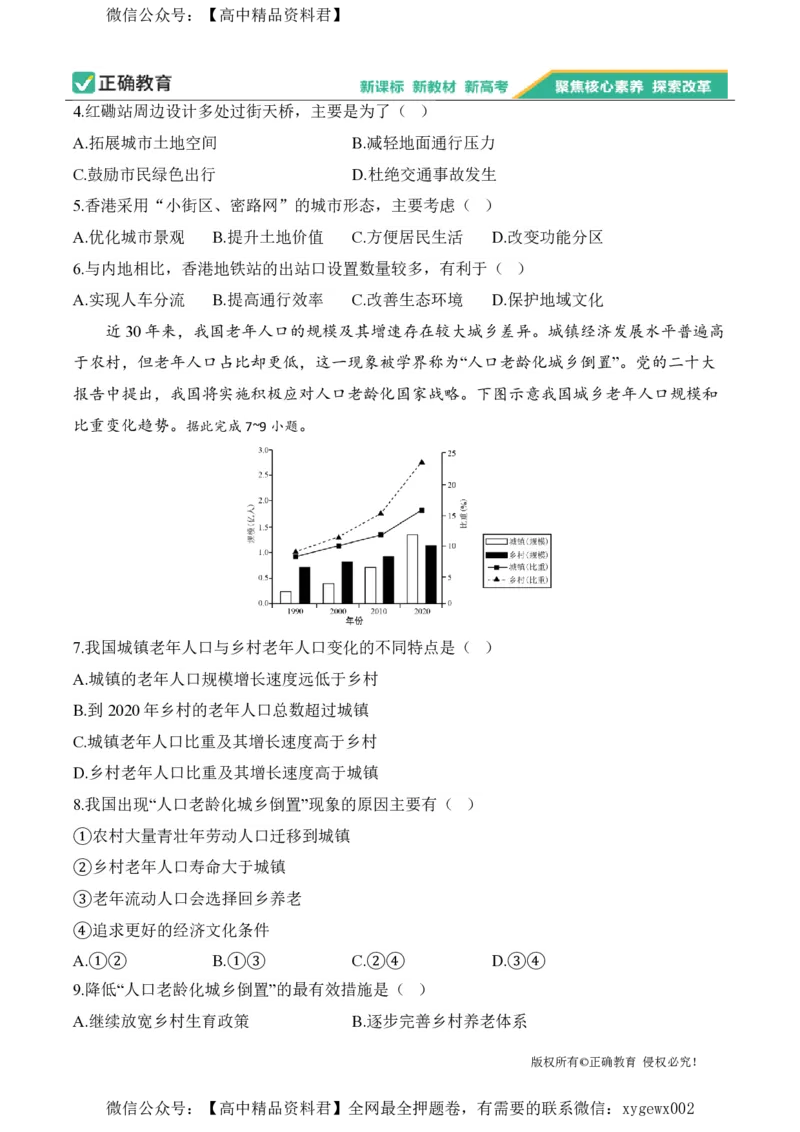 2024届明日之星高考地理精英模拟卷山东版_2024高考押题卷_72024正确教育全系列_2024明日之星全系列_（新高考）2024《明日之星&middot;高考精英模拟卷》（九科全）各一套