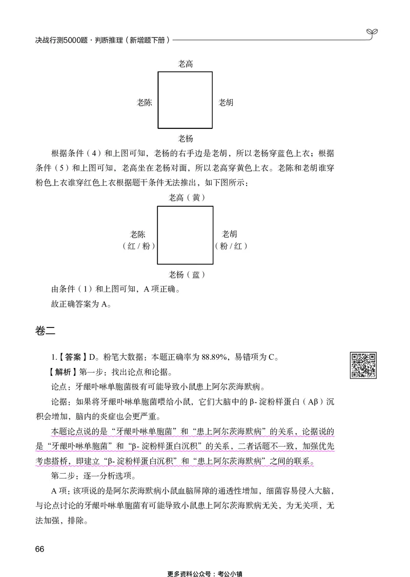 判断推理下册_2026考公资料_26行测5000+申论100一定先转存网盘_行测5000题持续更新_新增25国省考行测真题（新增题部分）_下册各模块答案解析
