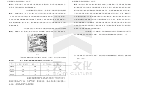 历史天一大联考&middot;2024-2025学年（下）高三第二次四省联考（陕西、山西、青海、宁夏）_2025年5月_天一大联考2024-2025学年（下）高三第二次四省联考（陕西、山西、青海、宁夏）_545