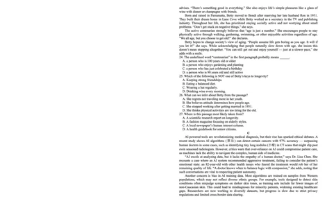 英语试题卷_2025年9月_250915重庆市西北狼教育联盟2026届高三上学期开学学情诊断（全科）_重庆市西北狼教育联盟2026届高三上学期开学学情诊断英语