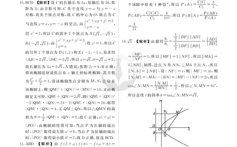 衡水金卷信息卷6套数学答案_2025年4月_250415衡水金卷-先享题-信息卷数学（共6套）