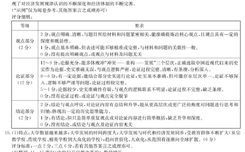 历史答案（25长郡8）_2025年4月_250416湖南省长沙市长郡中学2024-2025学年高三下学期月考（八）（全科）_湖南省长沙市长郡中学2024-2025学年高三下学期月考（八）历史
