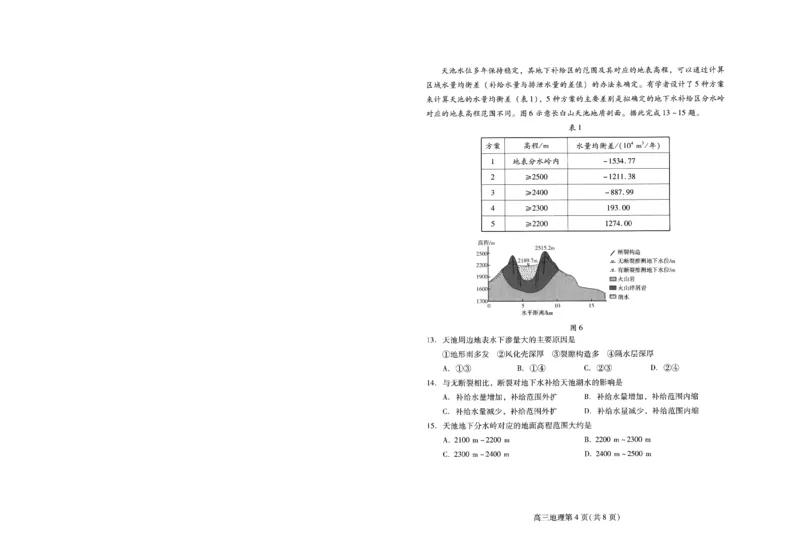 潍坊市2026届高三开学调研监测考试地理_2025年9月_250907山东省潍坊市2026届高三开学调研监测考试（全科）