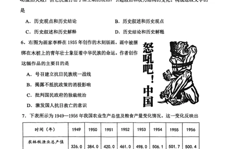 天津市河东区2024-2025学年高三上学期期末质量检测历史_2025年1月_250113天津市河东区2024-2025学年高三上学期期末质量检测（全科）